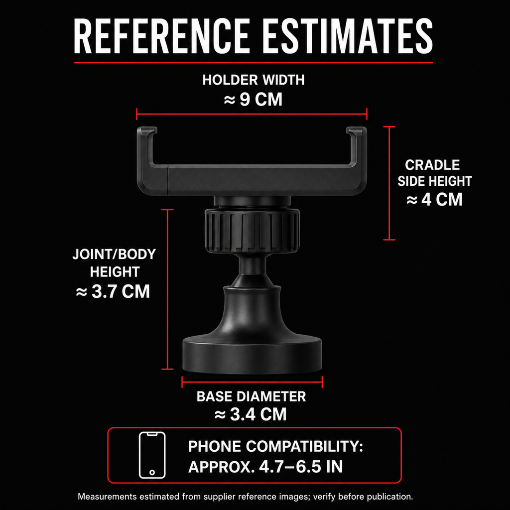 Magnetic Gym Phone Holder - specifications