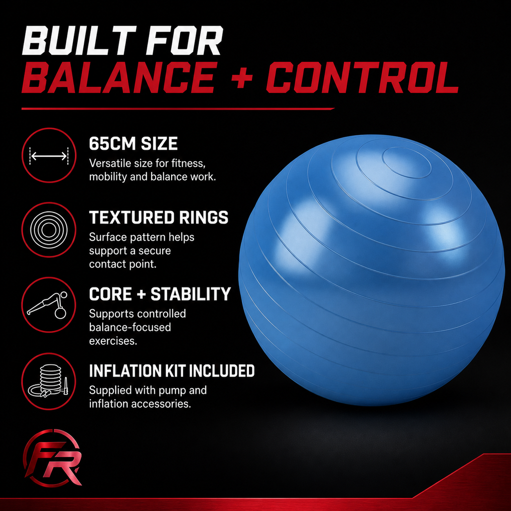 Pilates Balance Ball 65cm features