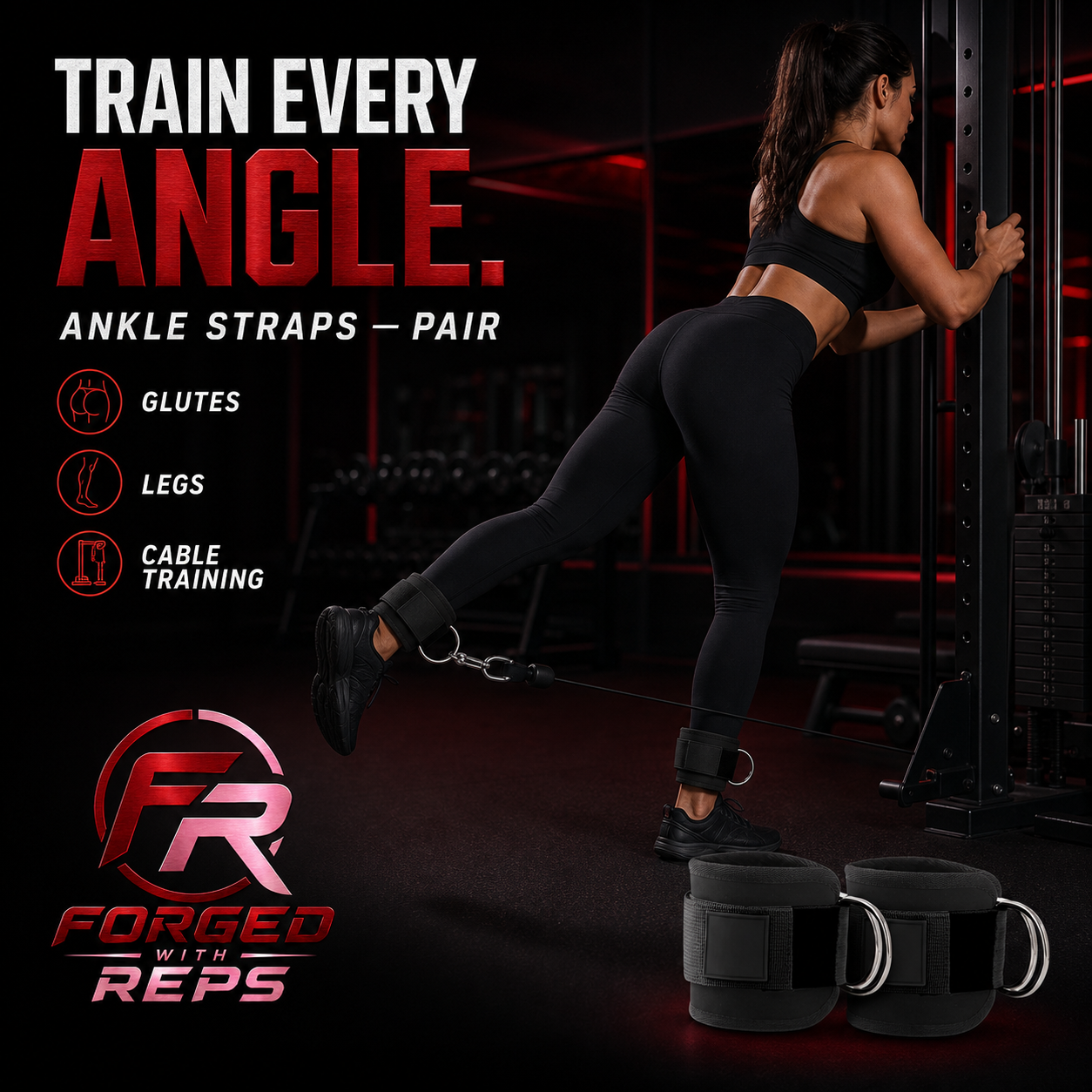 Ankle Straps for Cable Machines promotional graphic