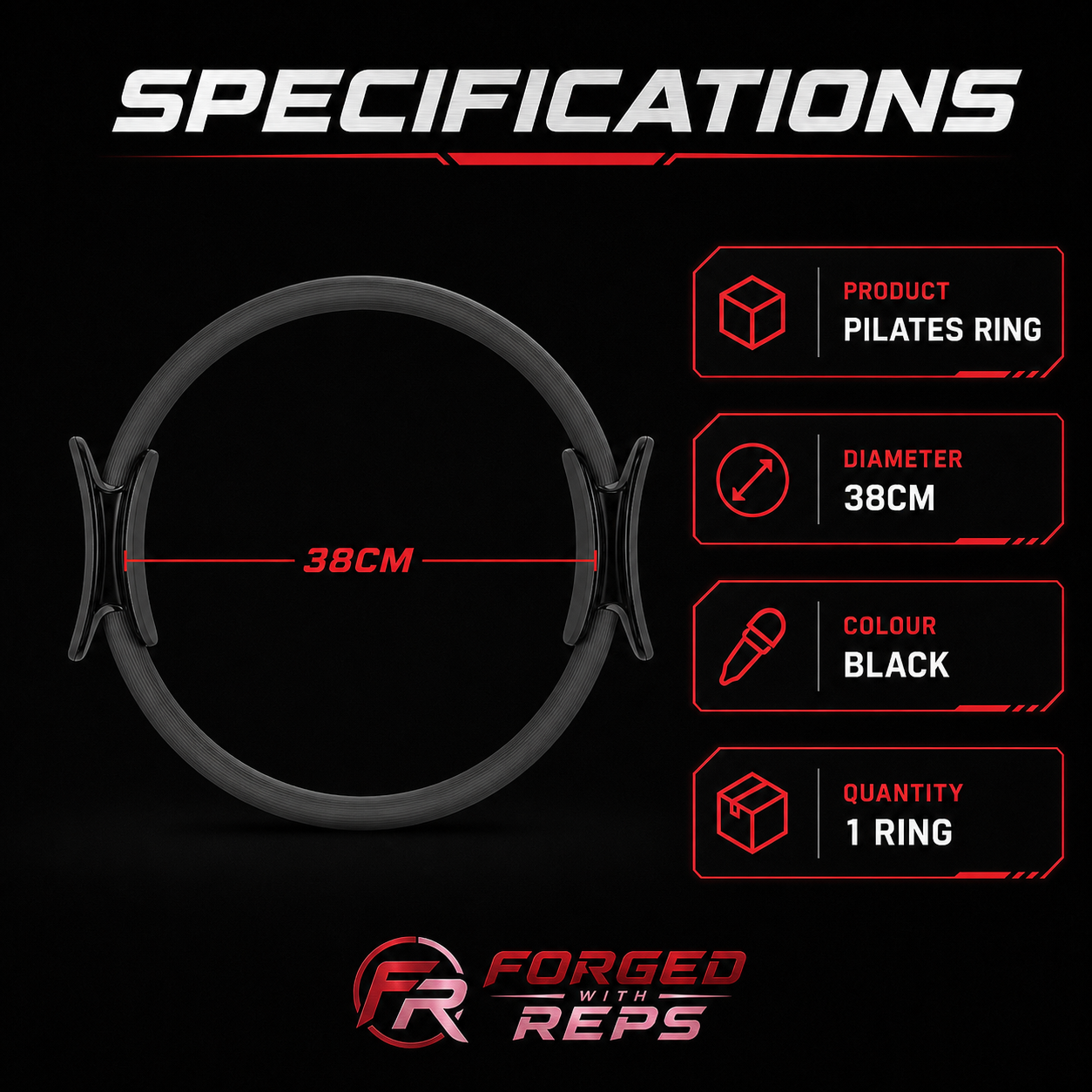 Pilates Ring 38cm - specifications
