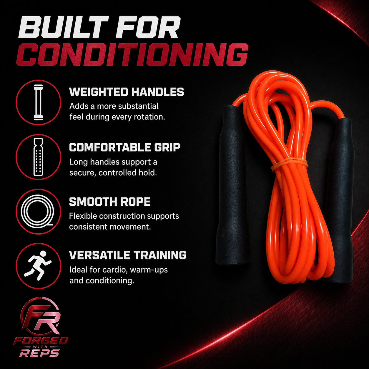 Leather Jump Rope Weighted Handles features