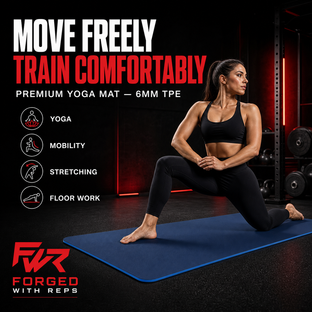 Premium Yoga Mat 6mm TPE - promotional