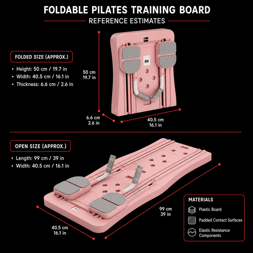 Foldable Pilates Training Board - specifications