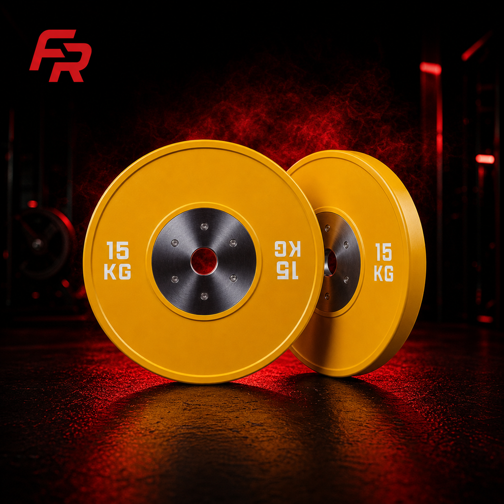 Olympic Bumper Plates 15kg Pair - hero shot