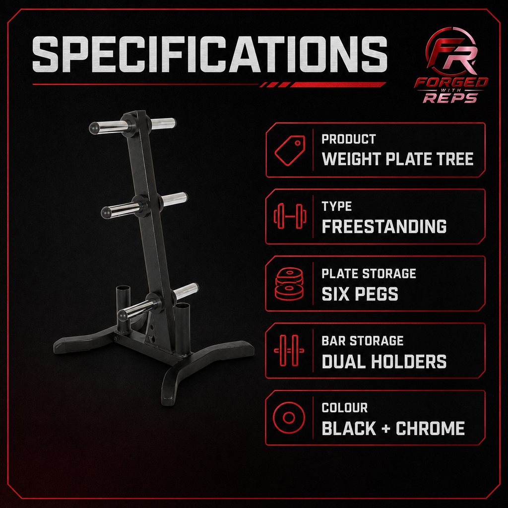 Weight Plate Tree and Bar Holders specifications