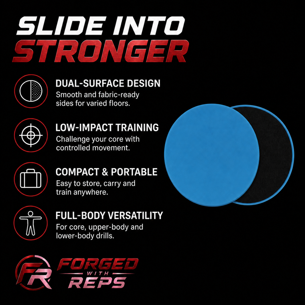 Core Sliders Dual-Surface 2-Pack features
