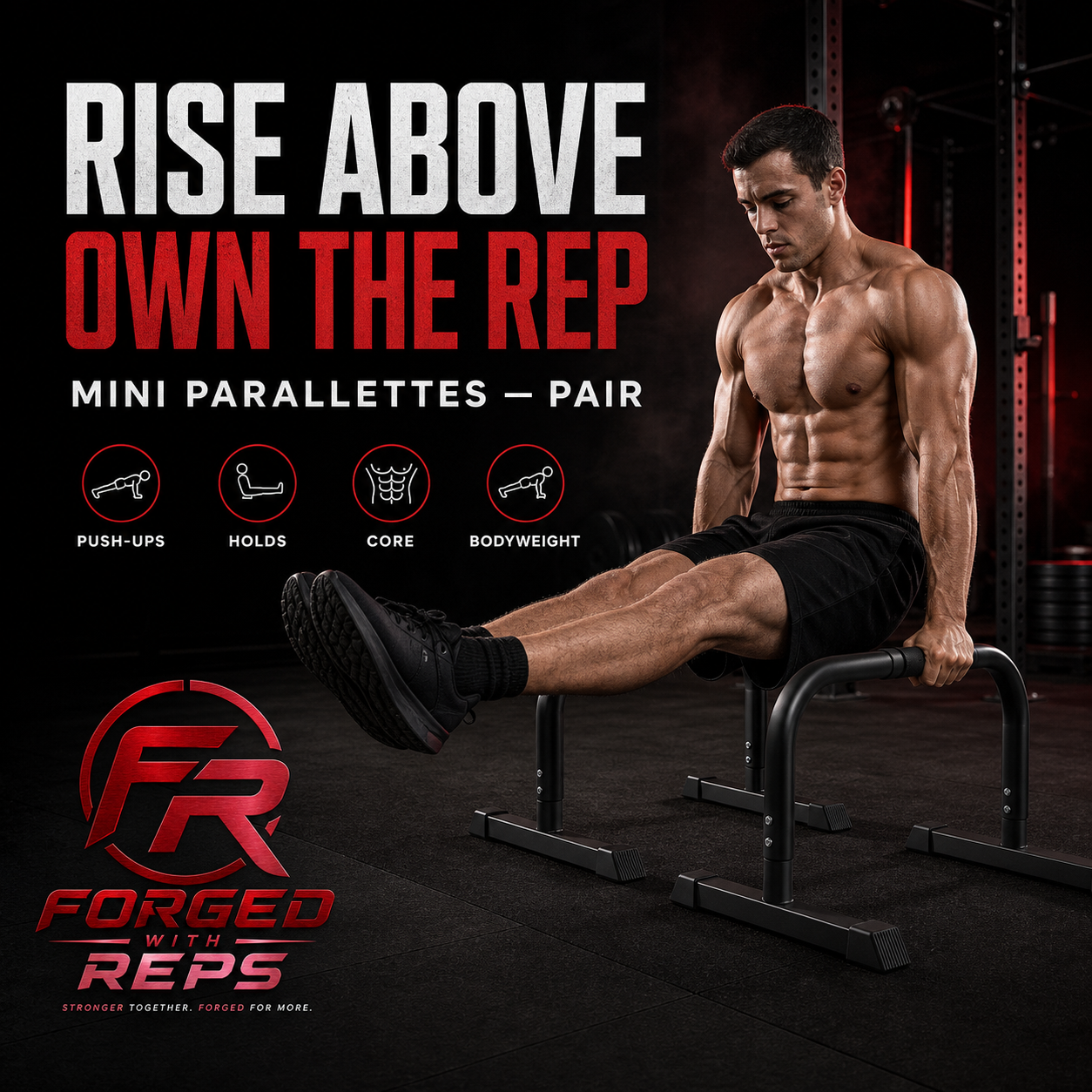 Push-Up Bars Mini Parallettes - promotional