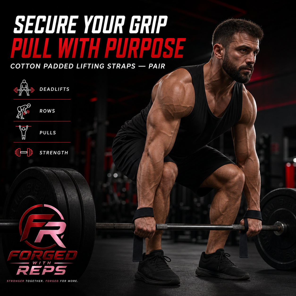 Lifting Straps Cotton Padded - promotional