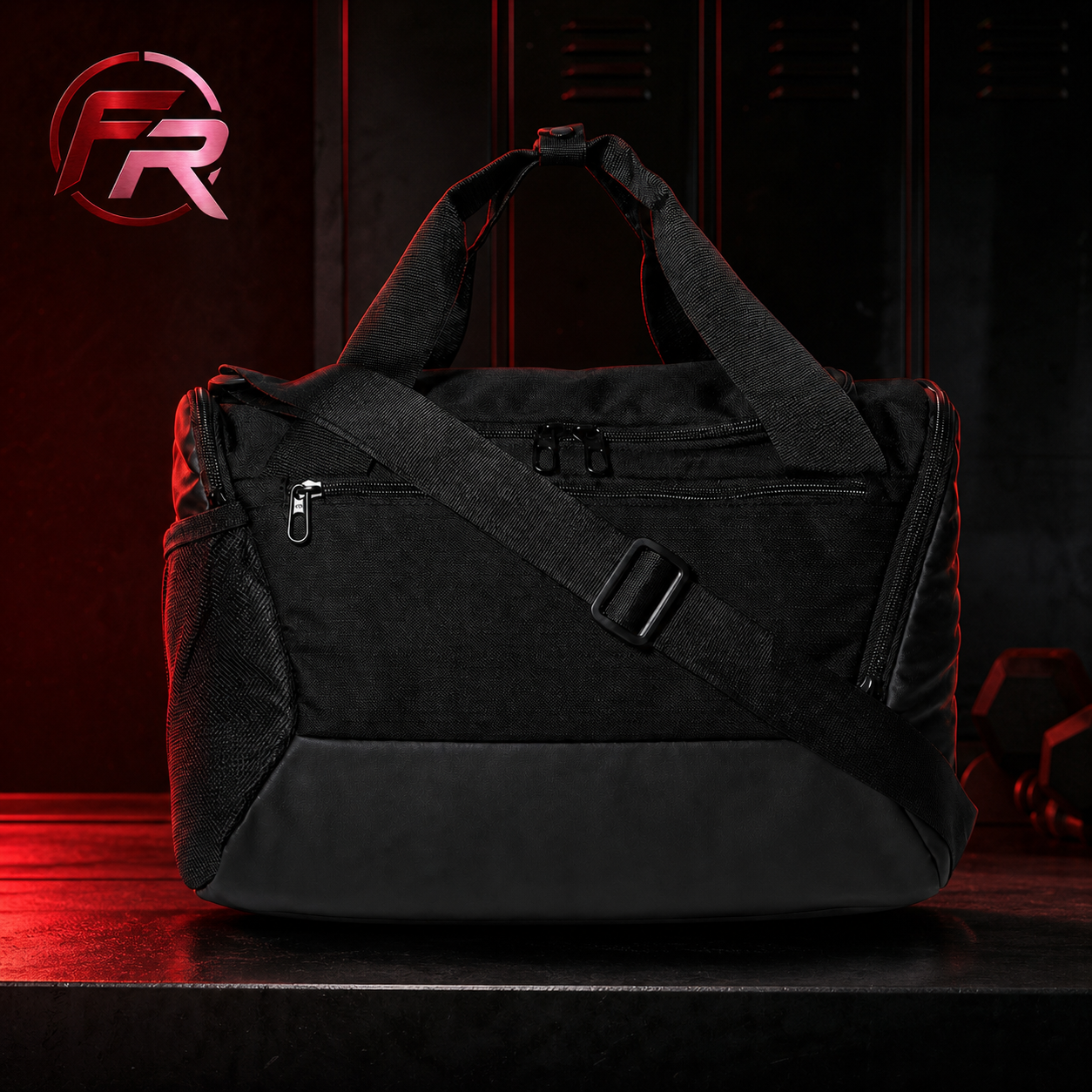 Gym Duffel Bag 45L - Black - hero shot