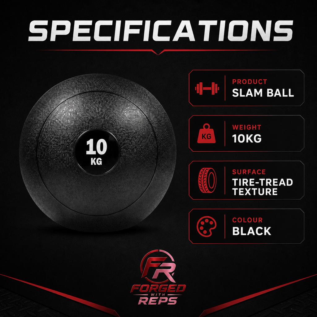 Slam Ball 10kg (Tire-Tread) - specifications