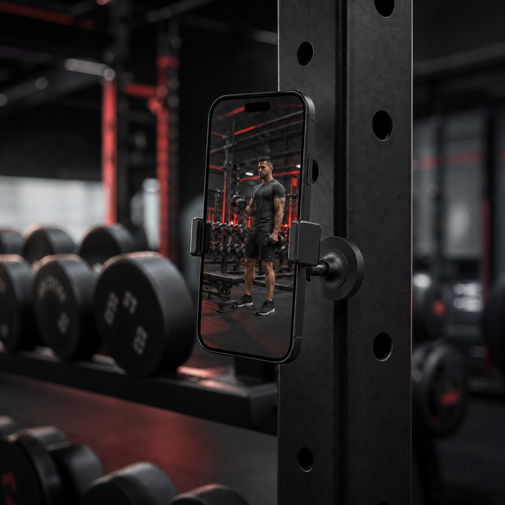 Magnetic Gym Phone Holder - hero shot