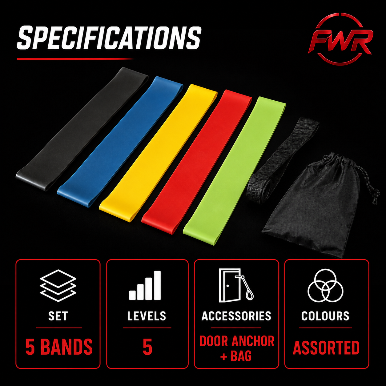 Resistance Band Set - specifications