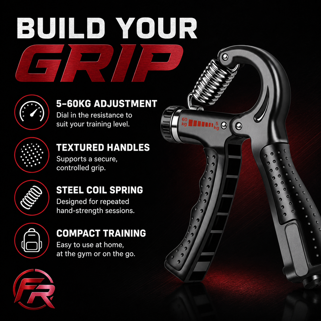 Power Grip Trainer Set features