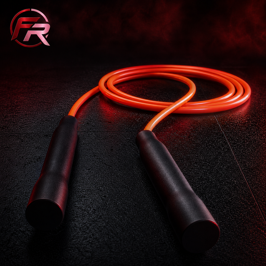 Leather Jump Rope Weighted Handles hero shot